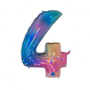 4078_palloncino_numero_4_rainbow