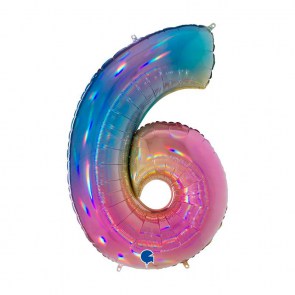 4080_palloncino_numero_6_rainbow