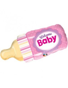 Palloncino-Nascita-Bimba-Biberon-Baby-Girl-Qualatex-39-99-cm-1-pz